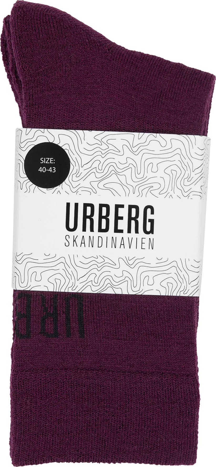 Urberg Hiking Wool Sock G2 Dark Plum | Buy Urberg Hiking Wool Sock G2 Dark Plum here | Outnorth