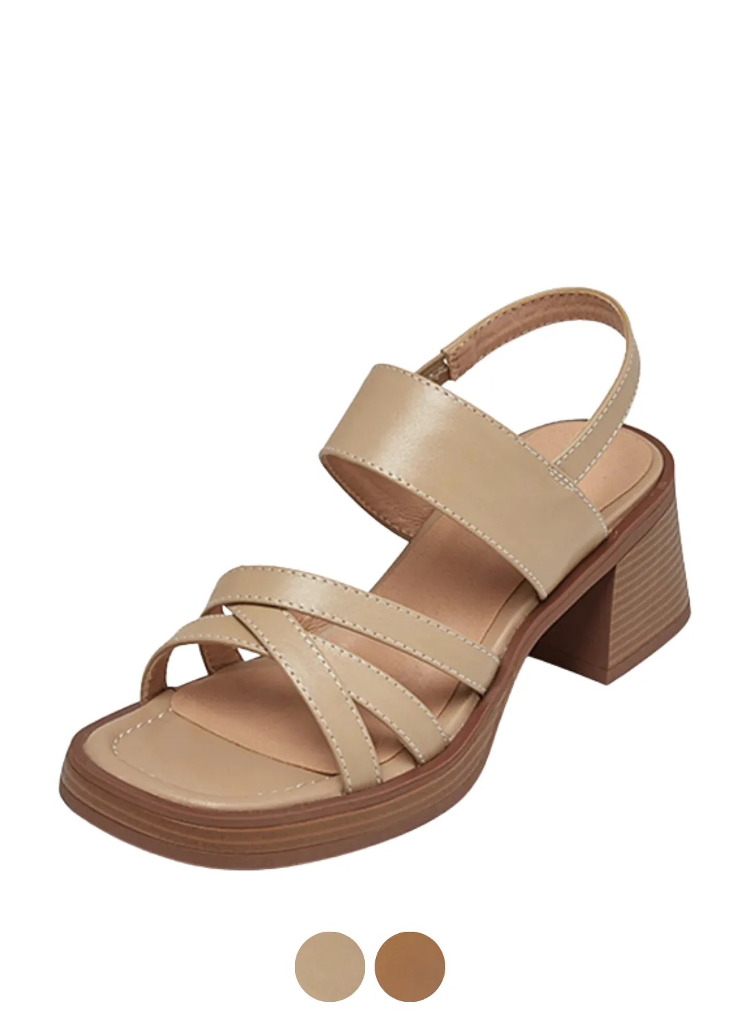 USS Shoes Marena Women's Square Heel Sandal