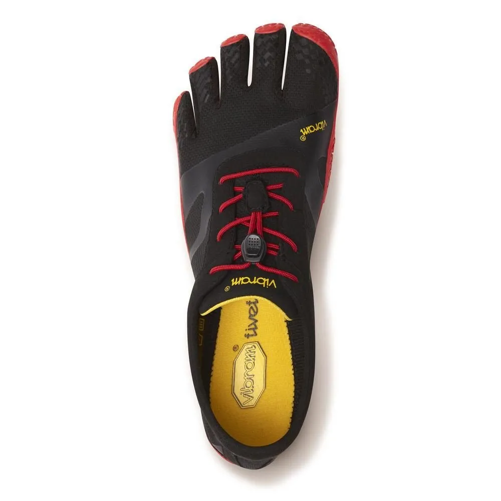 Vibram KSO Evo Mens Five Fingers Barefoot MAX FEEL Training Shoes - Black/Red