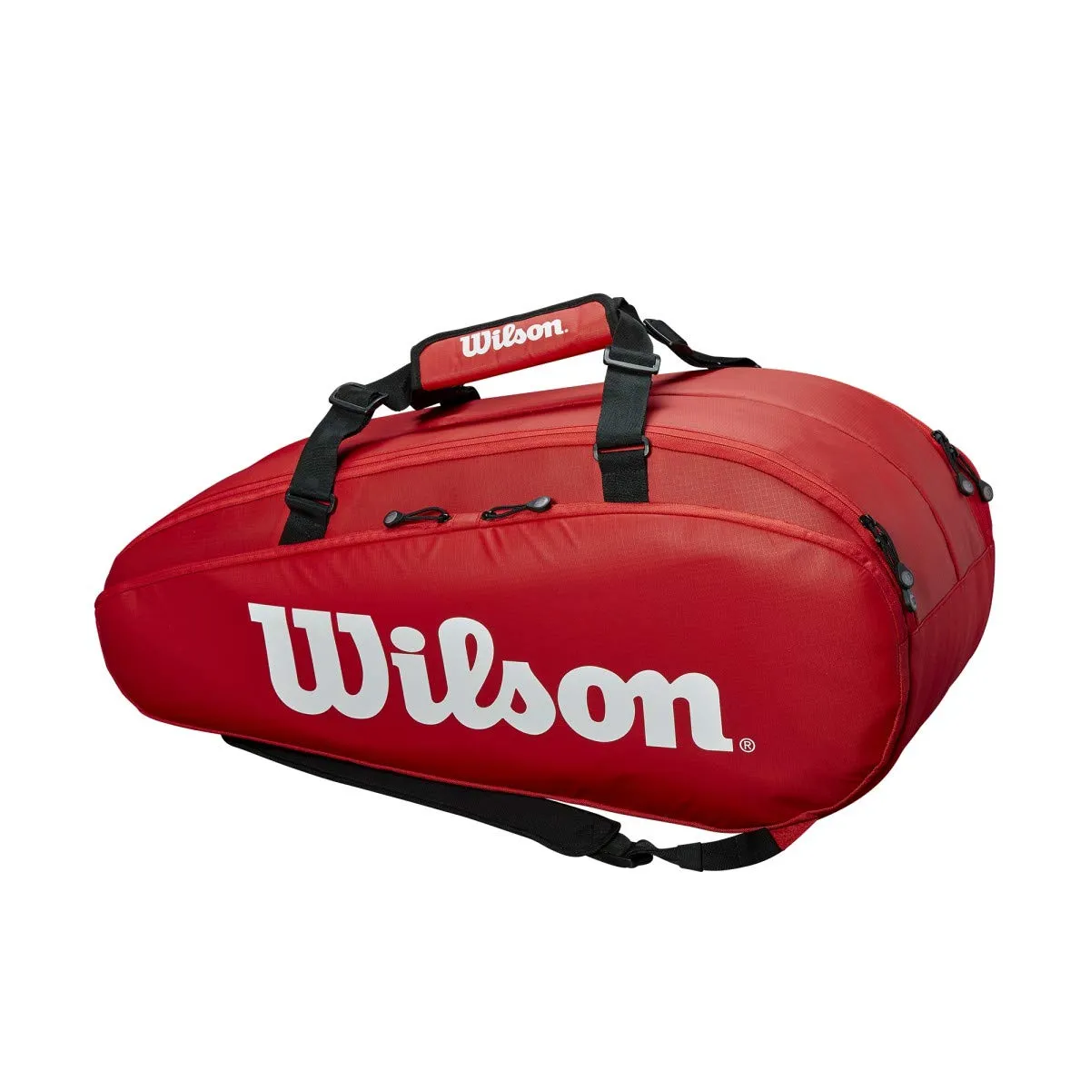 Wilson Tour 2 Compartment 9 Tennis Racquet Kit Bag - Red