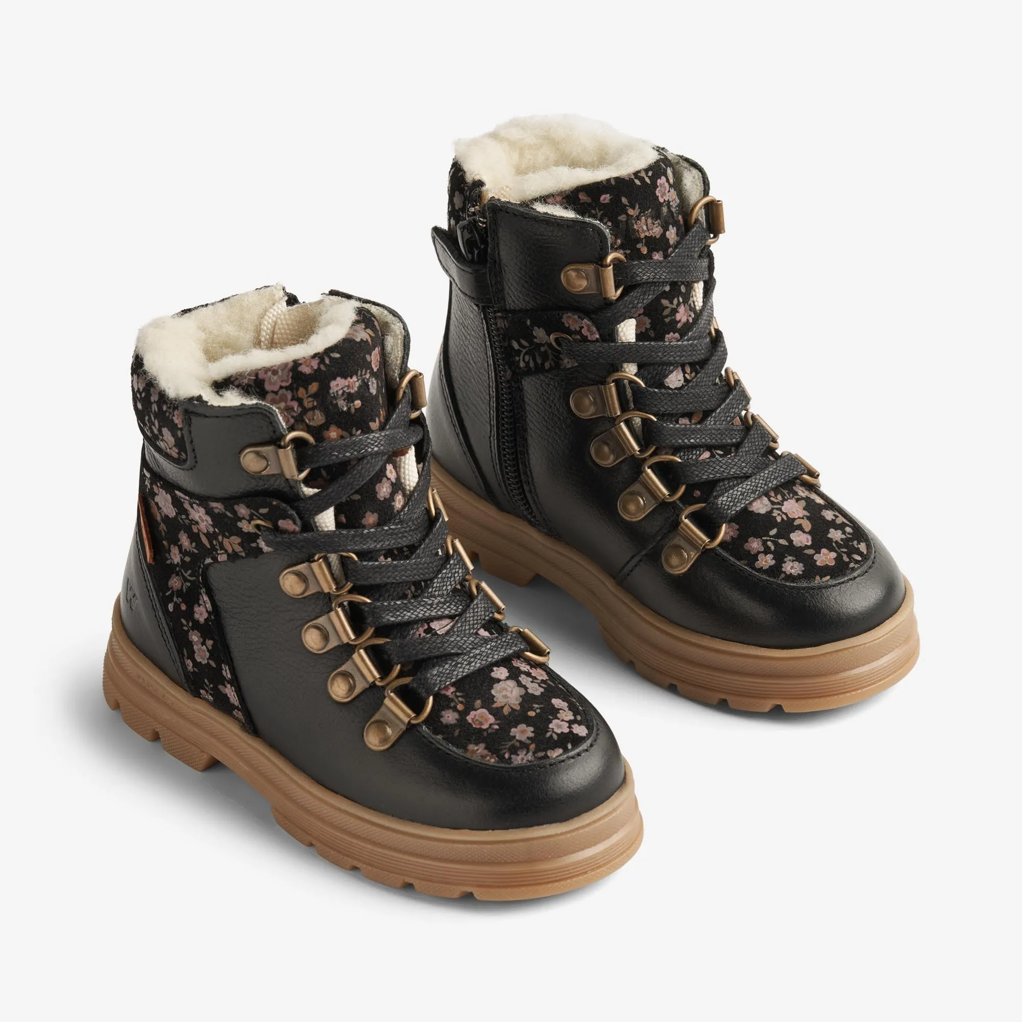 Winterboot Toni Hiker Tex - black flowers