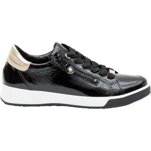 Women's Ara Rei Low Black Patent Leather