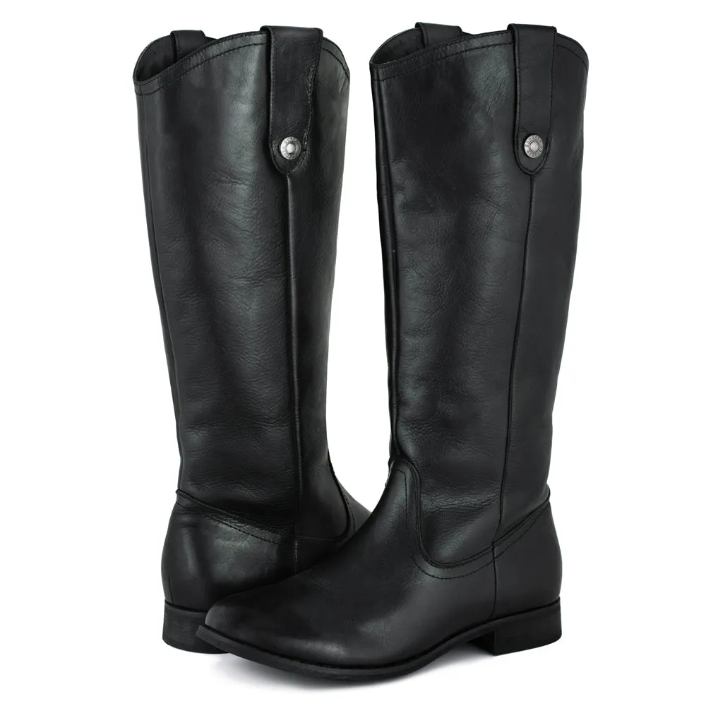 Womens Black Knee High Boots