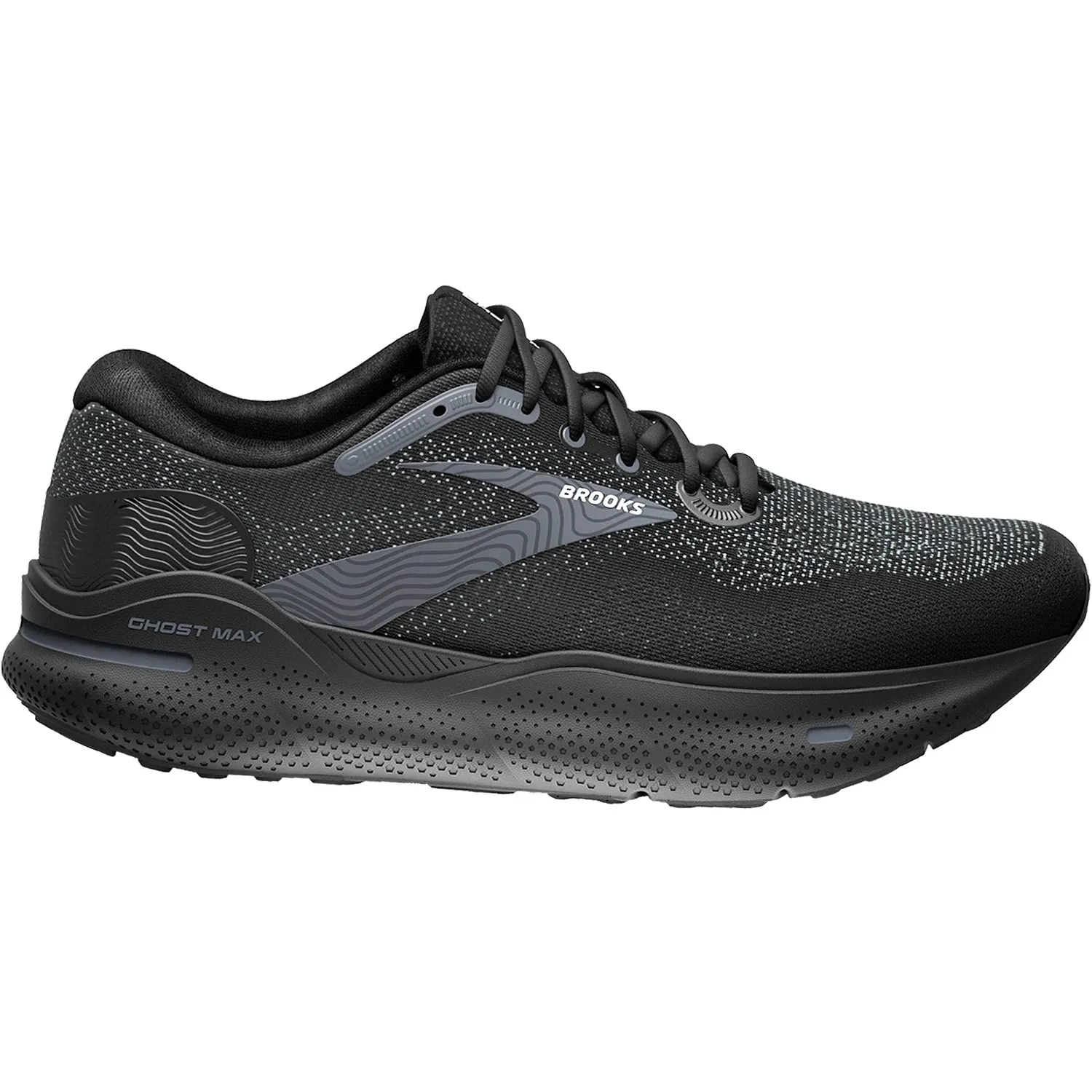 Women's Brooks Ghost Max Black/Black/Ebony