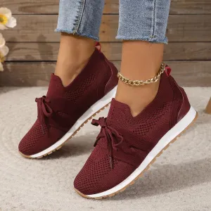 Women’s Fly Woven Casual Sneakers - Breathable & Stylish