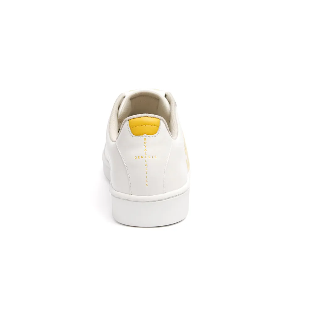 Women's Icon Genesis Bubblegum White Yellow Leather Sneakers 91992-300