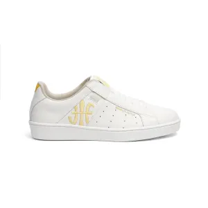 Women's Icon Genesis Bubblegum White Yellow Leather Sneakers 91992-300