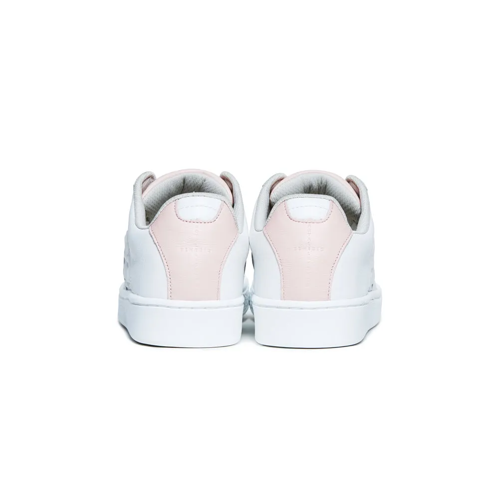 Women's Icon Genesis White Pink Leather Sneakers 91902-016