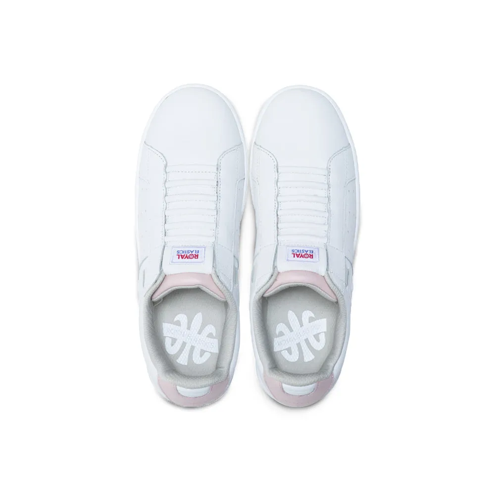 Women's Icon Genesis White Pink Leather Sneakers 91902-016