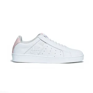 Women's Icon Genesis White Pink Leather Sneakers 91902-016