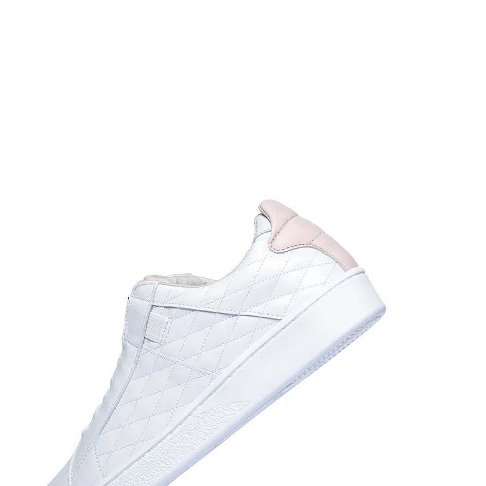 Women's Icon SBI White Pink Leather Sneakers 92502-016