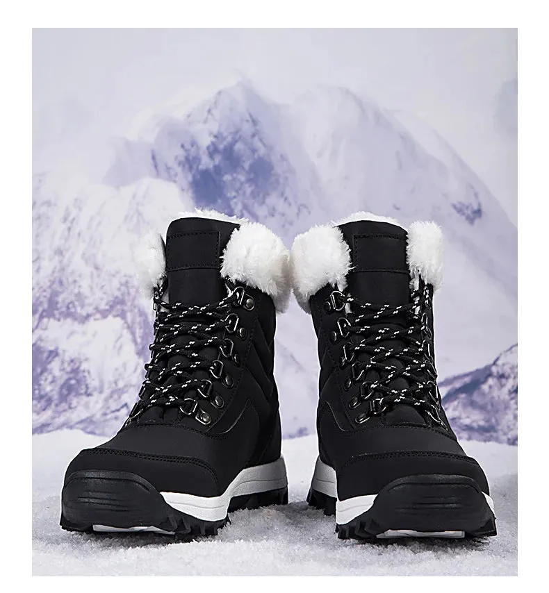 Women’s Outdoor Snow Boots | Warm, Waterproof Sneakers with Thick Sole