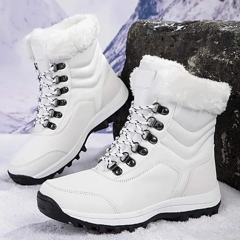 Women’s Outdoor Snow Boots | Warm, Waterproof Sneakers with Thick Sole