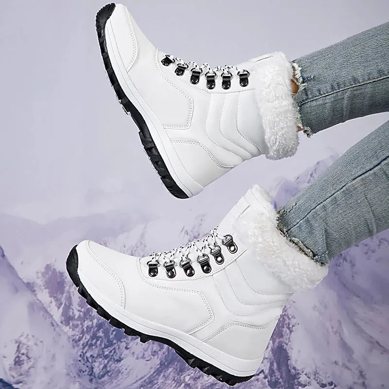 Women’s Outdoor Snow Boots | Warm, Waterproof Sneakers with Thick Sole