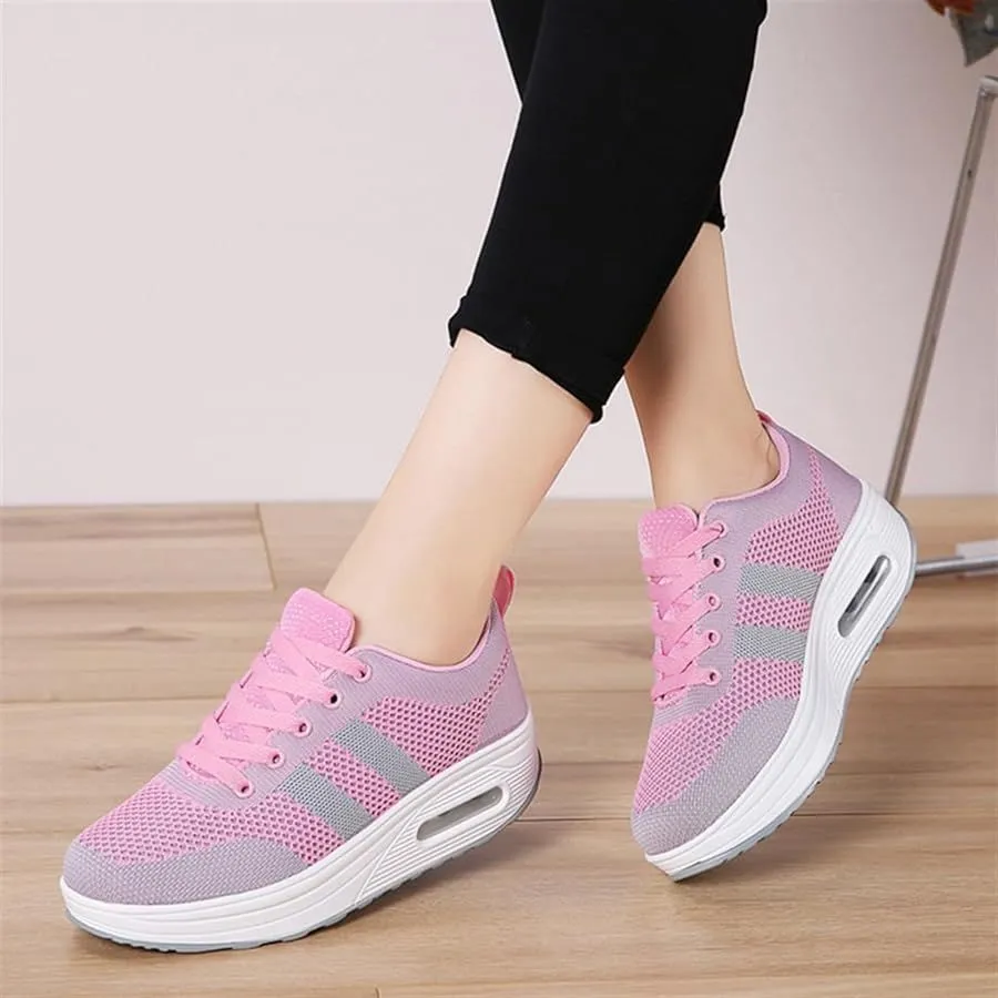 Women's Thick Sole Tennis Shoes 001271020