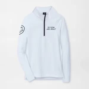 Women's White Future Looks Bright Performance 1/4 Zip