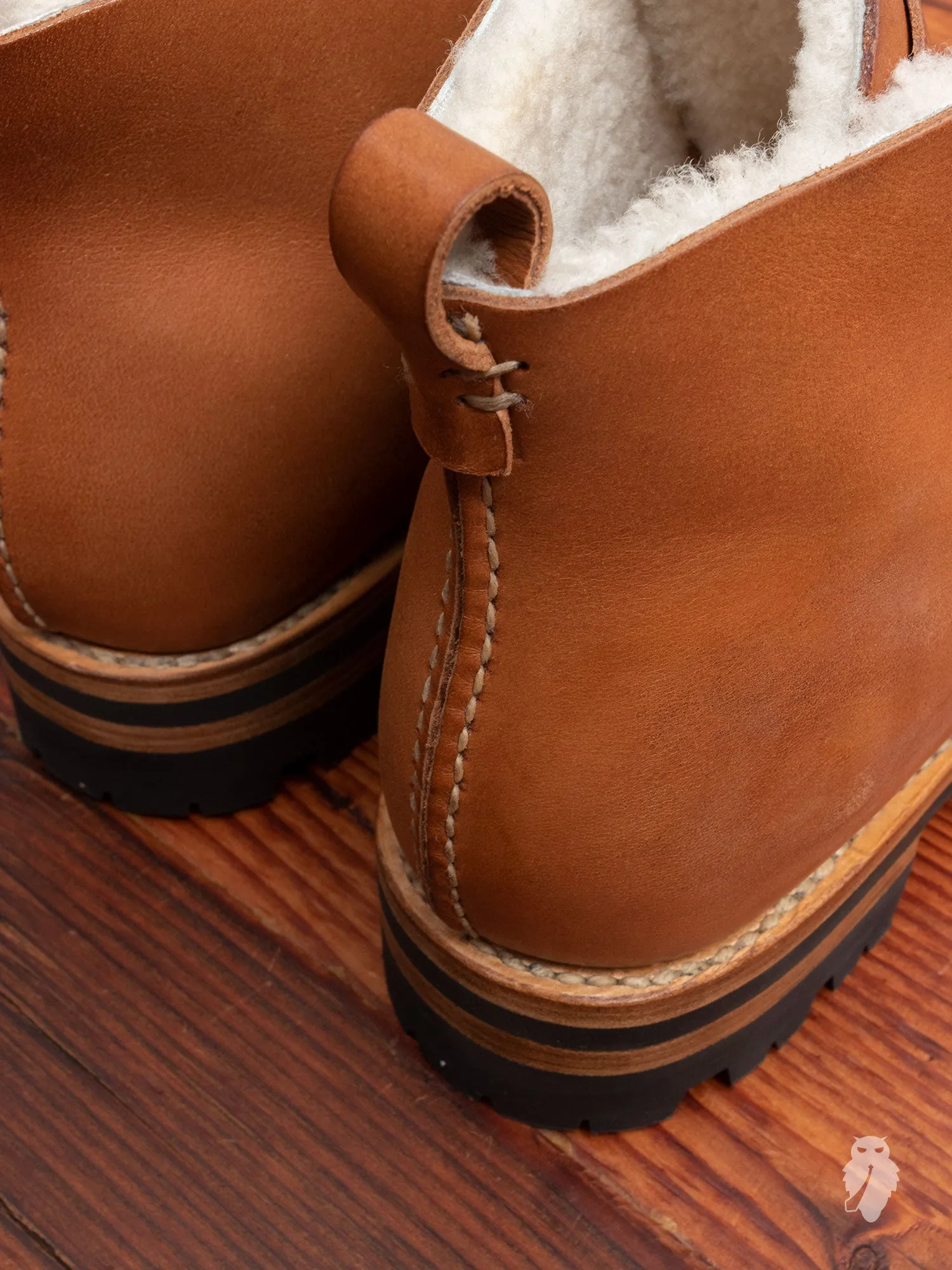 Wool Hiking Boot in Natural