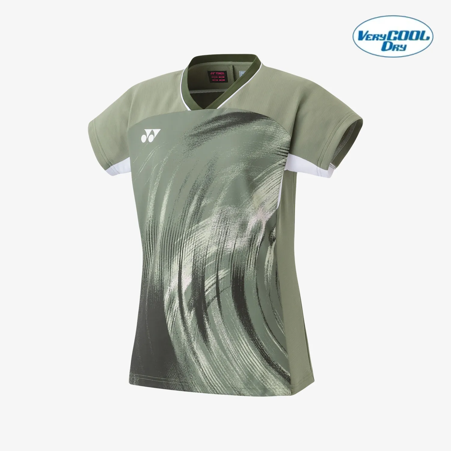 Yonex Women's Crew Neck Tournament Shirt 20769LOL (Light Olive)