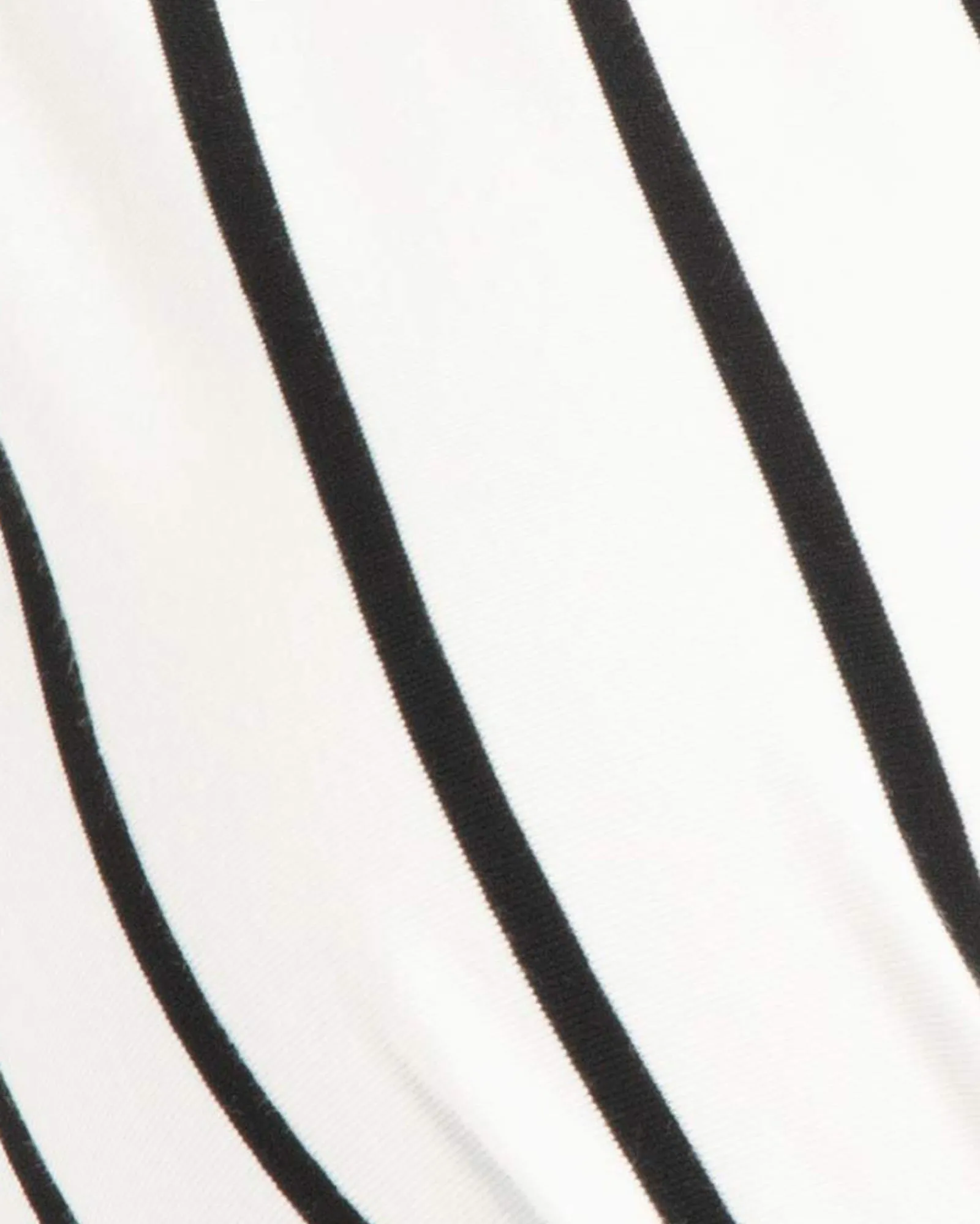 Yuna Striped Tie Front Dress | Black / White