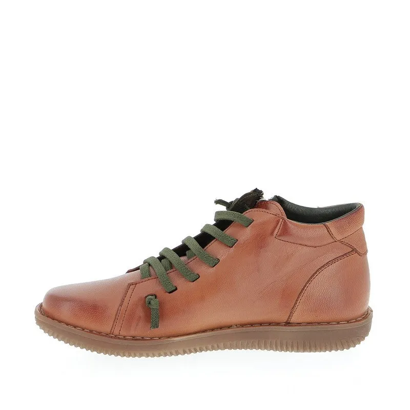 Zeta Madge Tan Lace Up Bootie